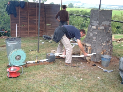 Fitting Blower assembly