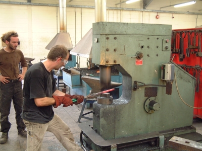 Forging bar from bloom