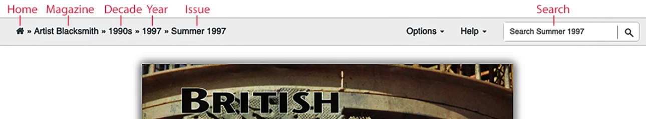 Magazine Archive - Search trail