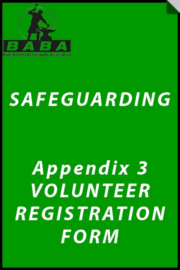 Banner Image of Safeguarding Appendix 3 - Volunteer Registration