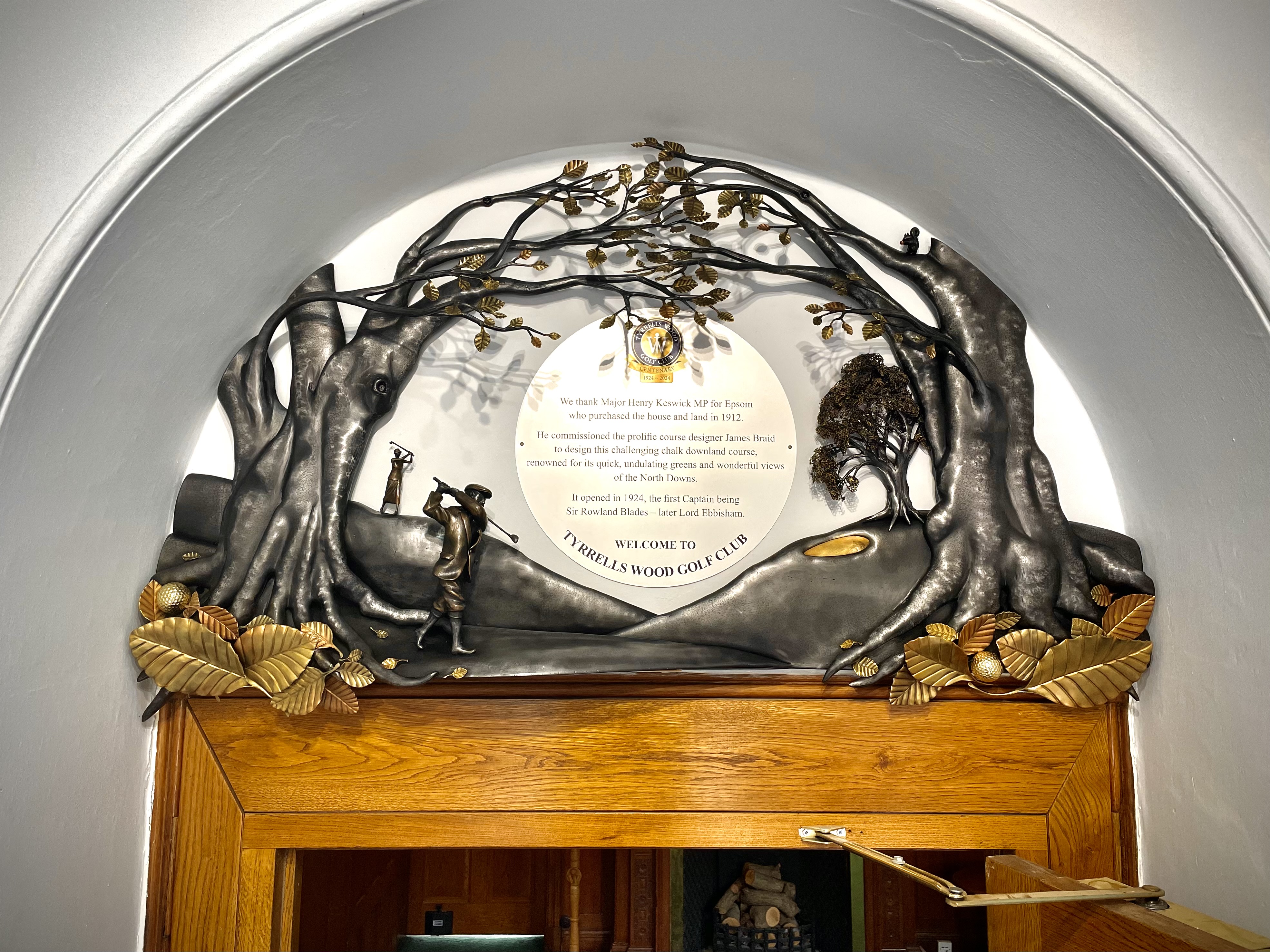 Tyrrells_Wood_Gold_Club_Centenary_Plaque_designed_by_Lucy_Quinnell_and_made_by_Tom_Quinnell_2024.jpg